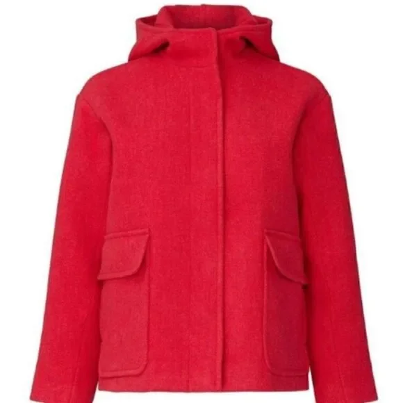 J CREW Stadium Coat Nelli Gori Italian Stadium Cloth Wool Blend